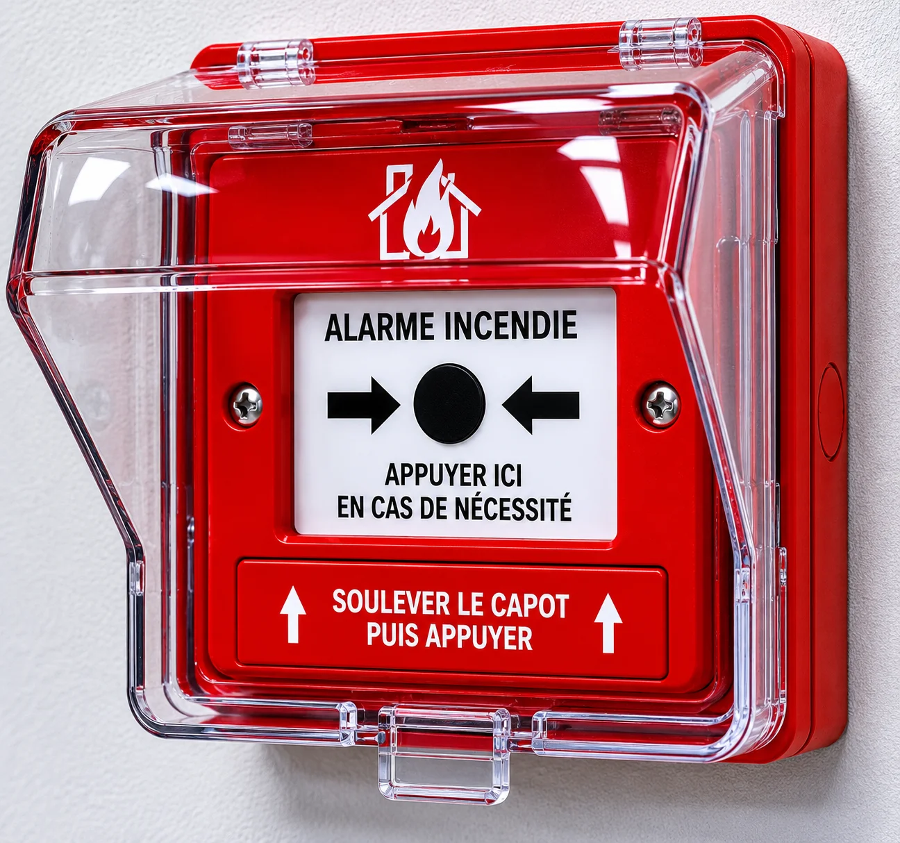 Déclencheur avec capot de protection